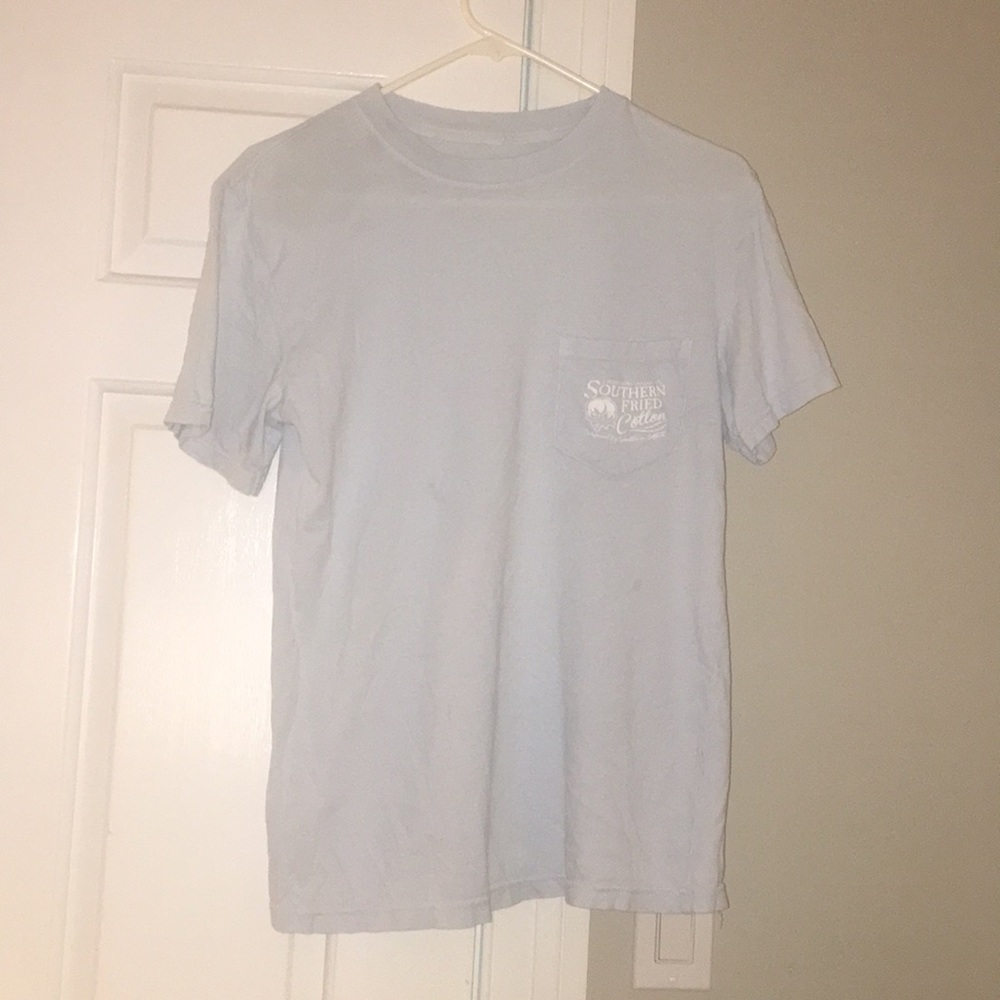Southern Fried Cotton Light Blue Tee